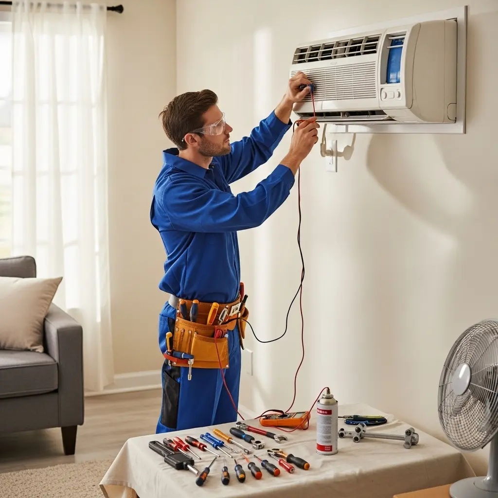 Yunusemre Ariston Ariston klima gaz dolumu ve bakım – Enerji verimliliği artırıldı. - Teknik servis örneği